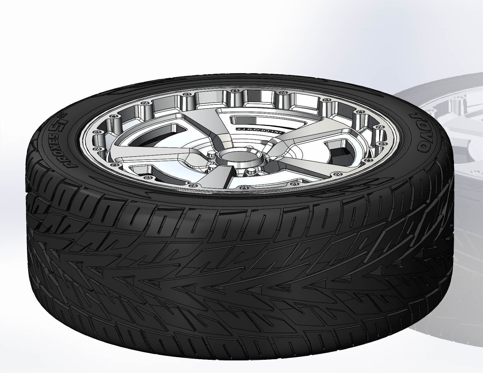 Wheels Centerline MM2 631 20inch for your scale model 3D print model_4