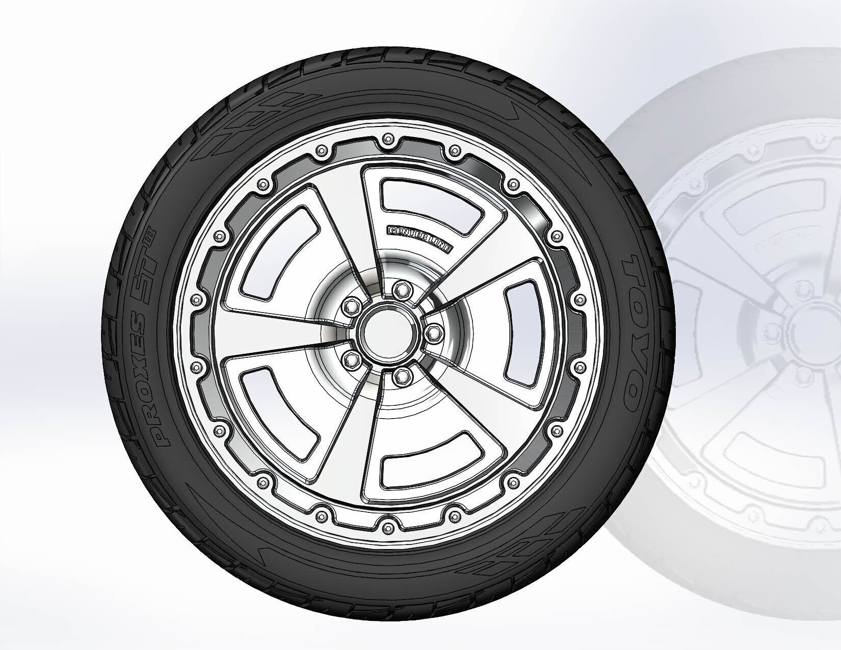 Wheels Centerline MM2 631 20inch for your scale model 3D print model_8