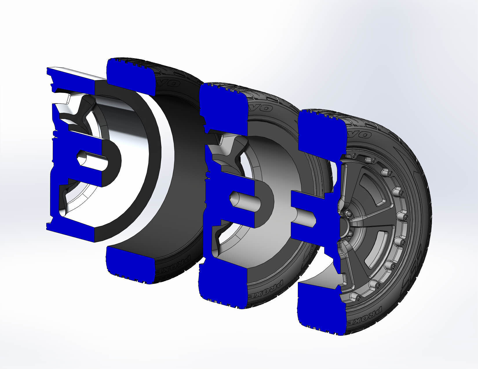 Wheels Centerline MM2 631 20inch for your scale model 3D print model_12