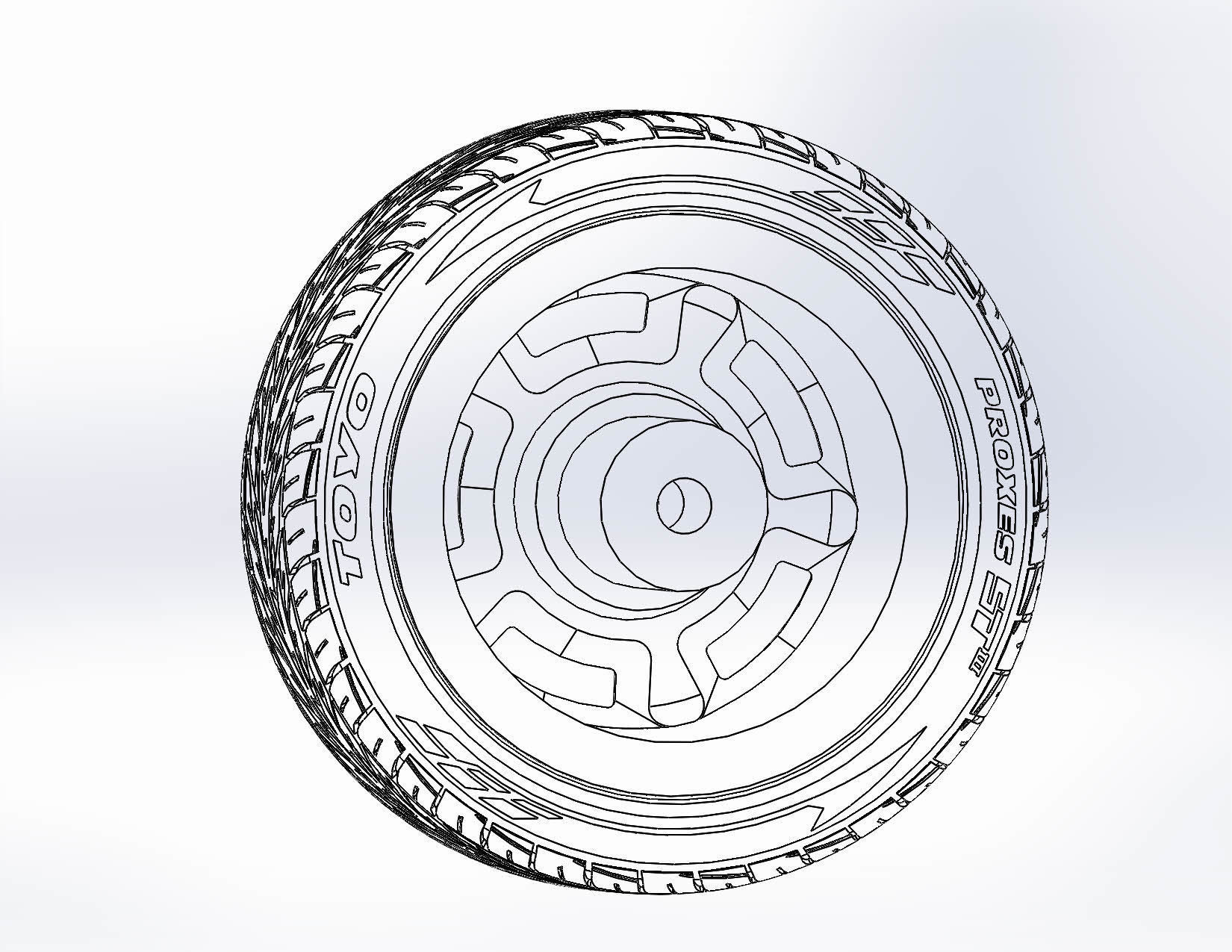 Wheels Centerline MM2 631 20inch for your scale model 3D print model_7