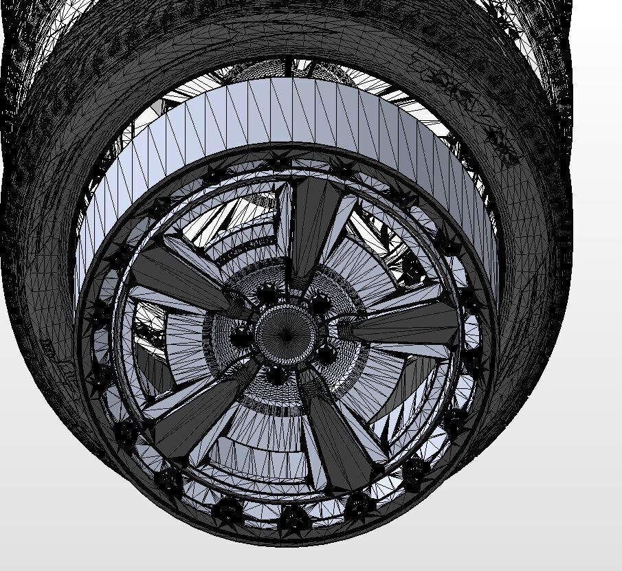 Wheels Centerline MM2 631 20inch for your scale model 3D print model_16