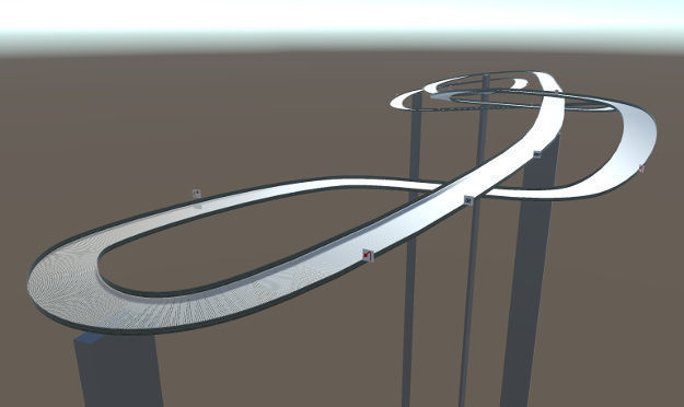 Sky Track  The Gordian Knot Low-poly 3D model_2