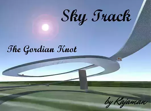 Sky Track  The Gordian Knot Low-poly 3D model
