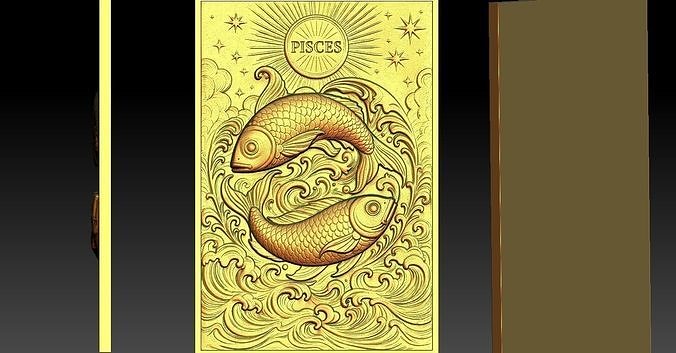 1 PISCES CNC Relief Model 3D print model