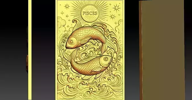 1 PISCES CNC Relief Model