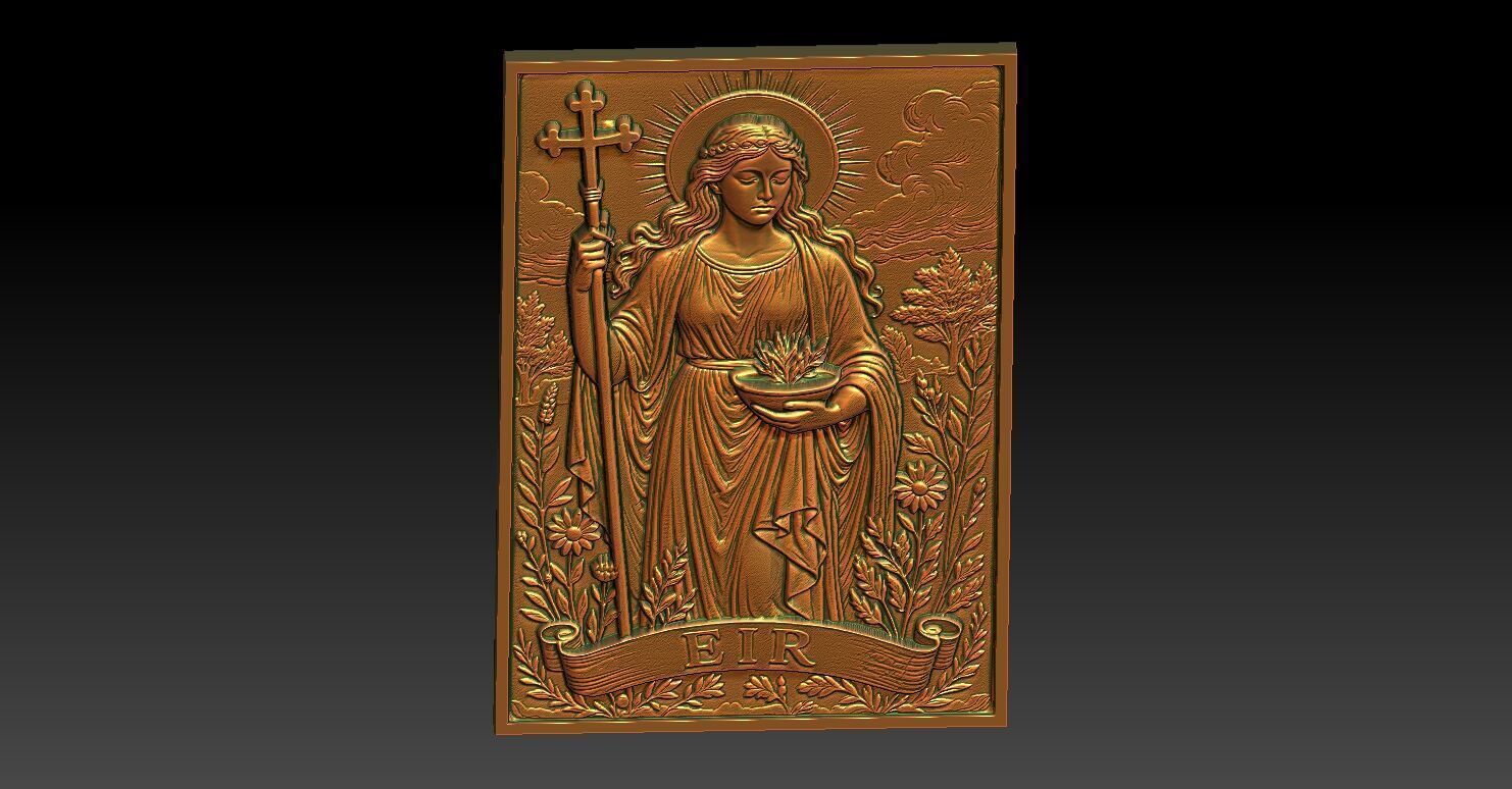 1 EIR CNC Relief Model 3D print model_5