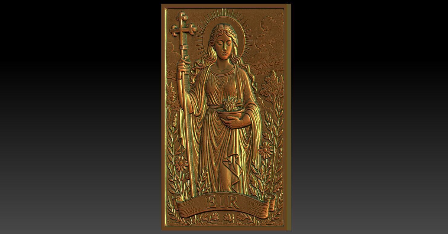 1 EIR CNC Relief Model 3D print model_3