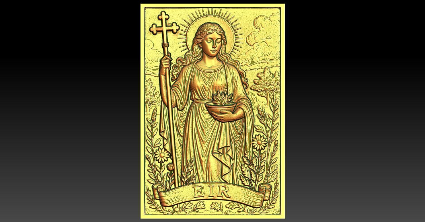 1 EIR CNC Relief Model 3D print model_1