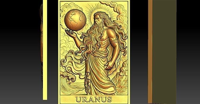 1 URANUS CNC Relief Model 3D print model