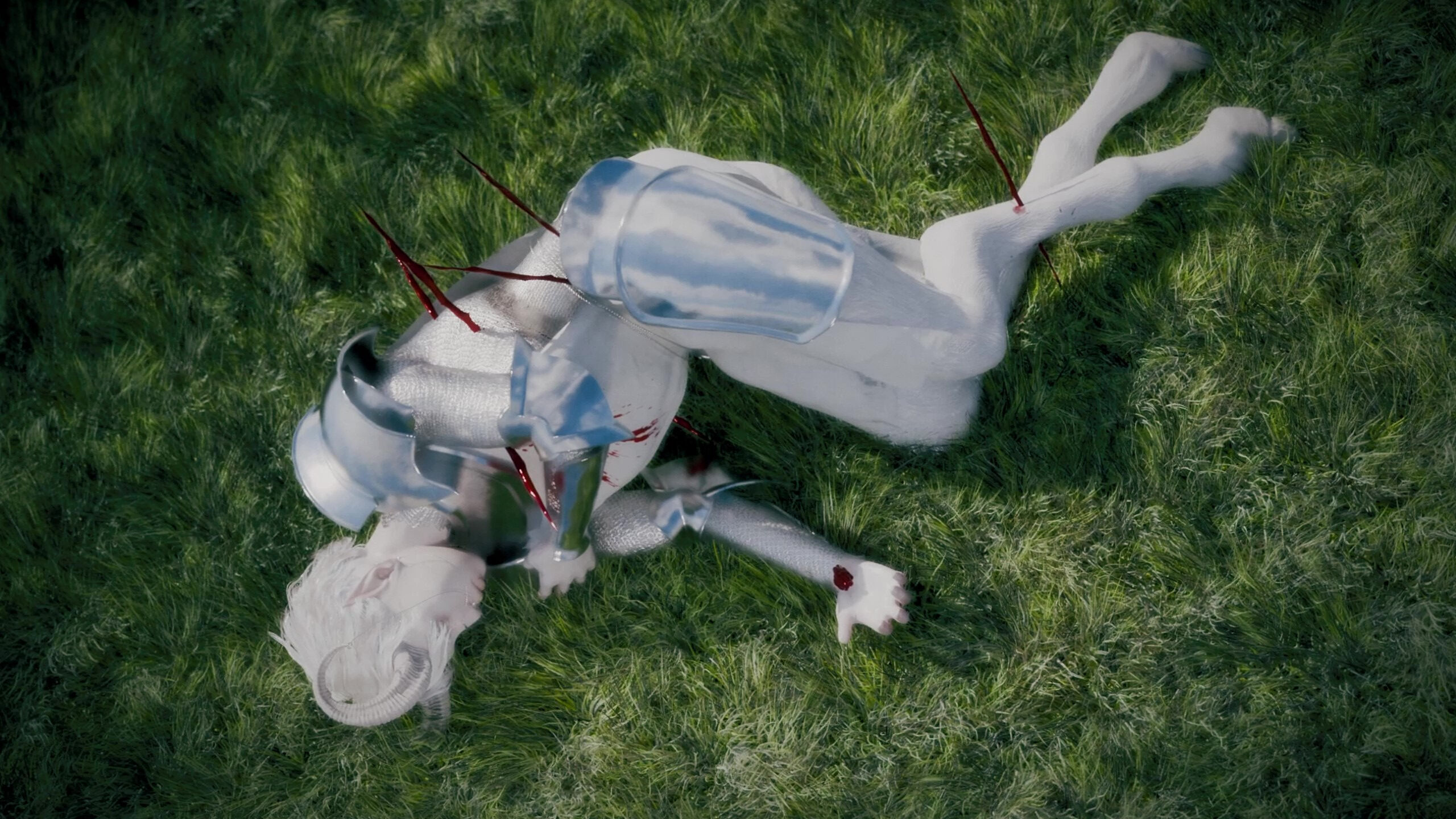 Faun Warrior Low-poly 3D model_8