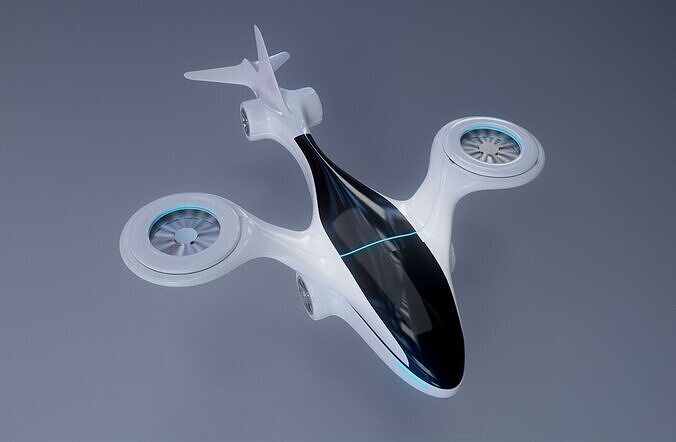 scifi drone futurestic 3D model