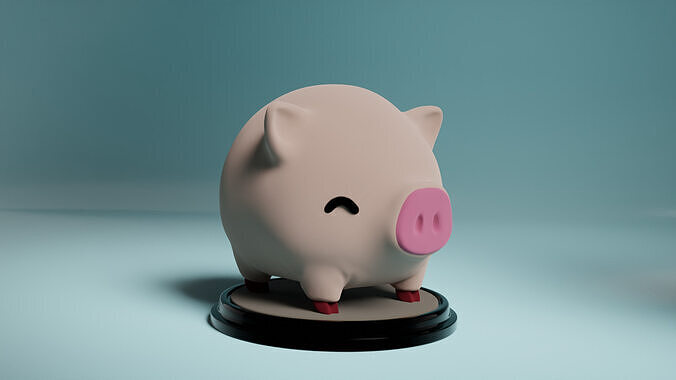 Pig Chibi - Collectible Farm Animals 1  Free 3D print model
