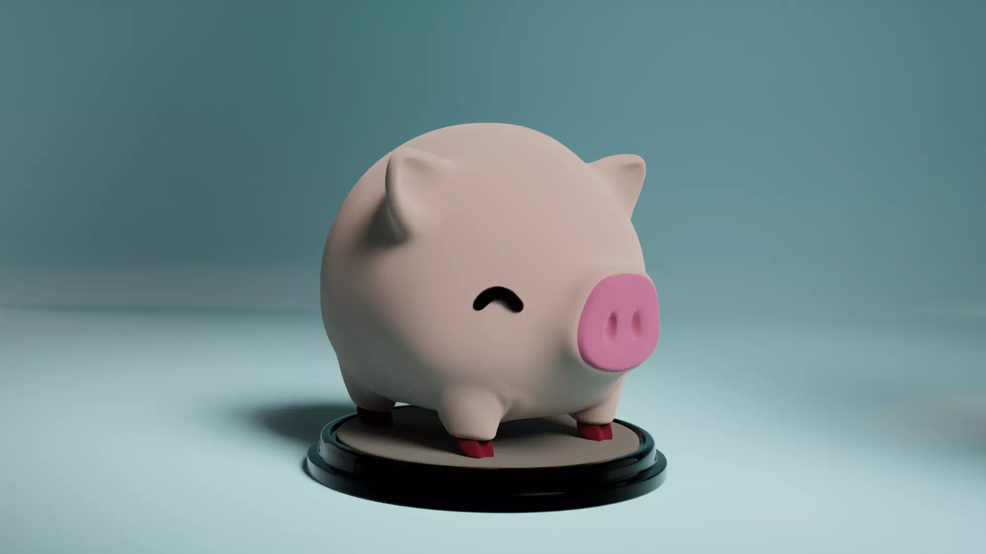 Pig Chibi - Collectible Farm Animals 1 Free 3D print model
