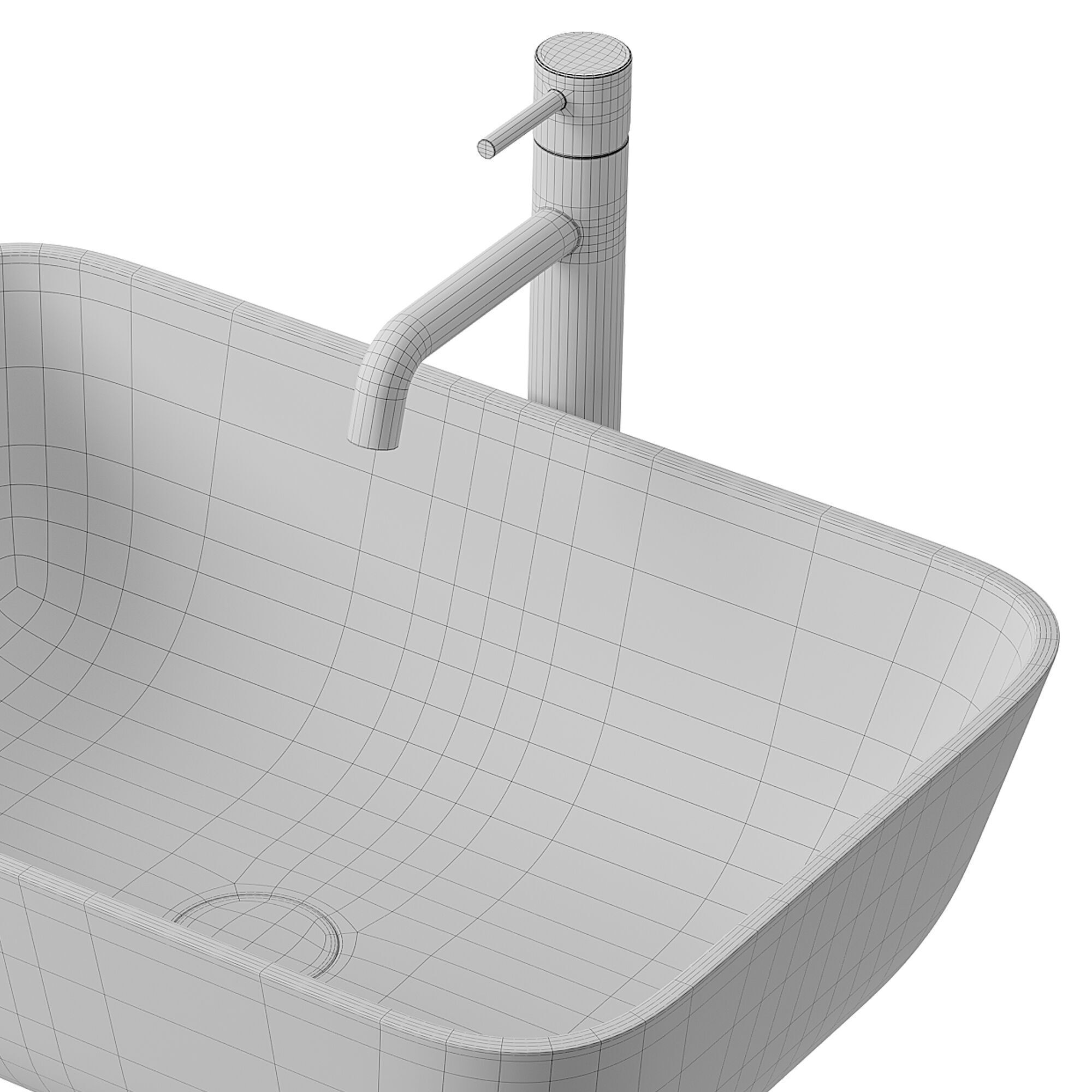 CERAMICA CATALANO Washbasin 3D model_14