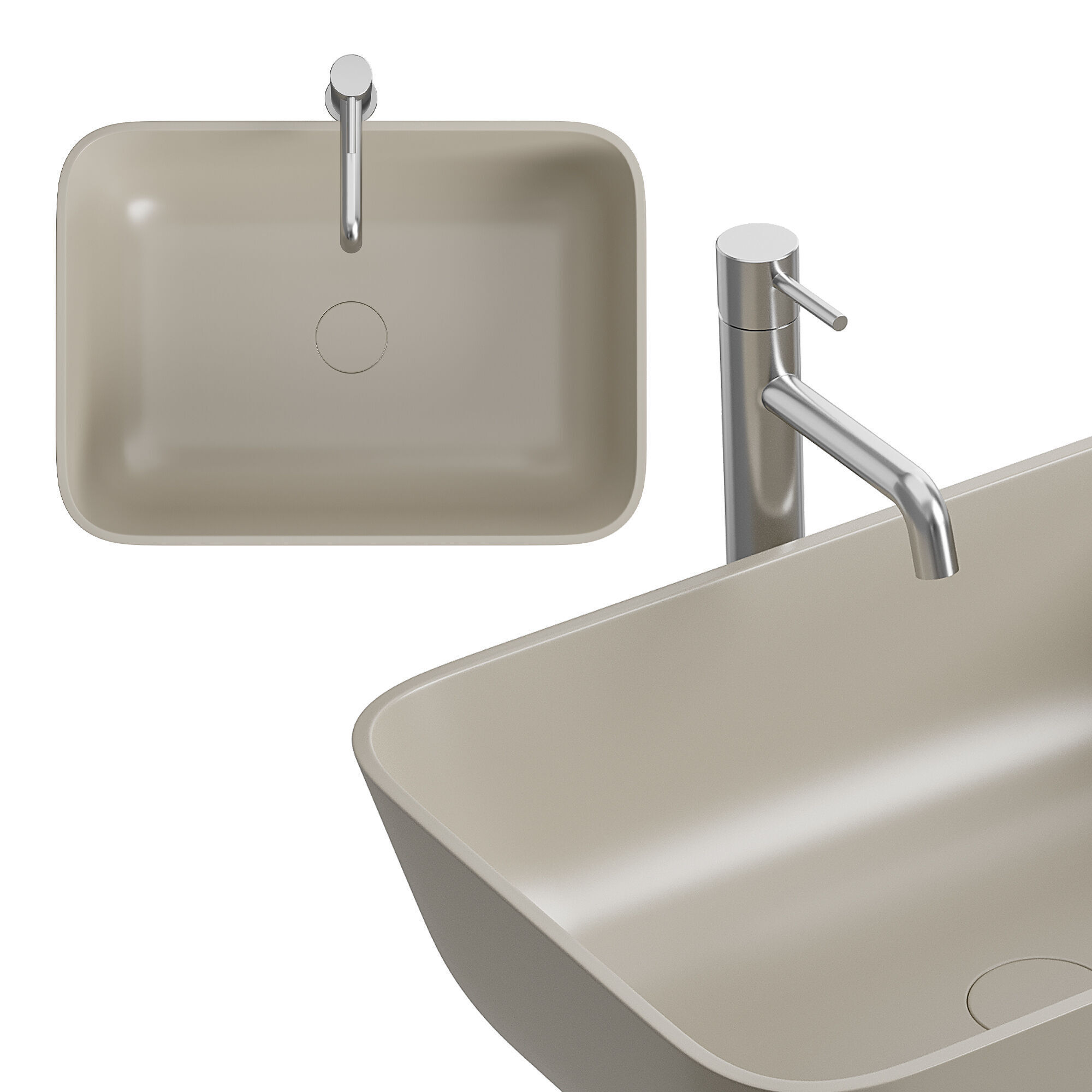 CERAMICA CATALANO Washbasin 3D model_6