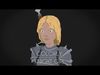 Colorly - Knight Girl - Game Ready - Rigged - Customizable Low-poly 3D model_1