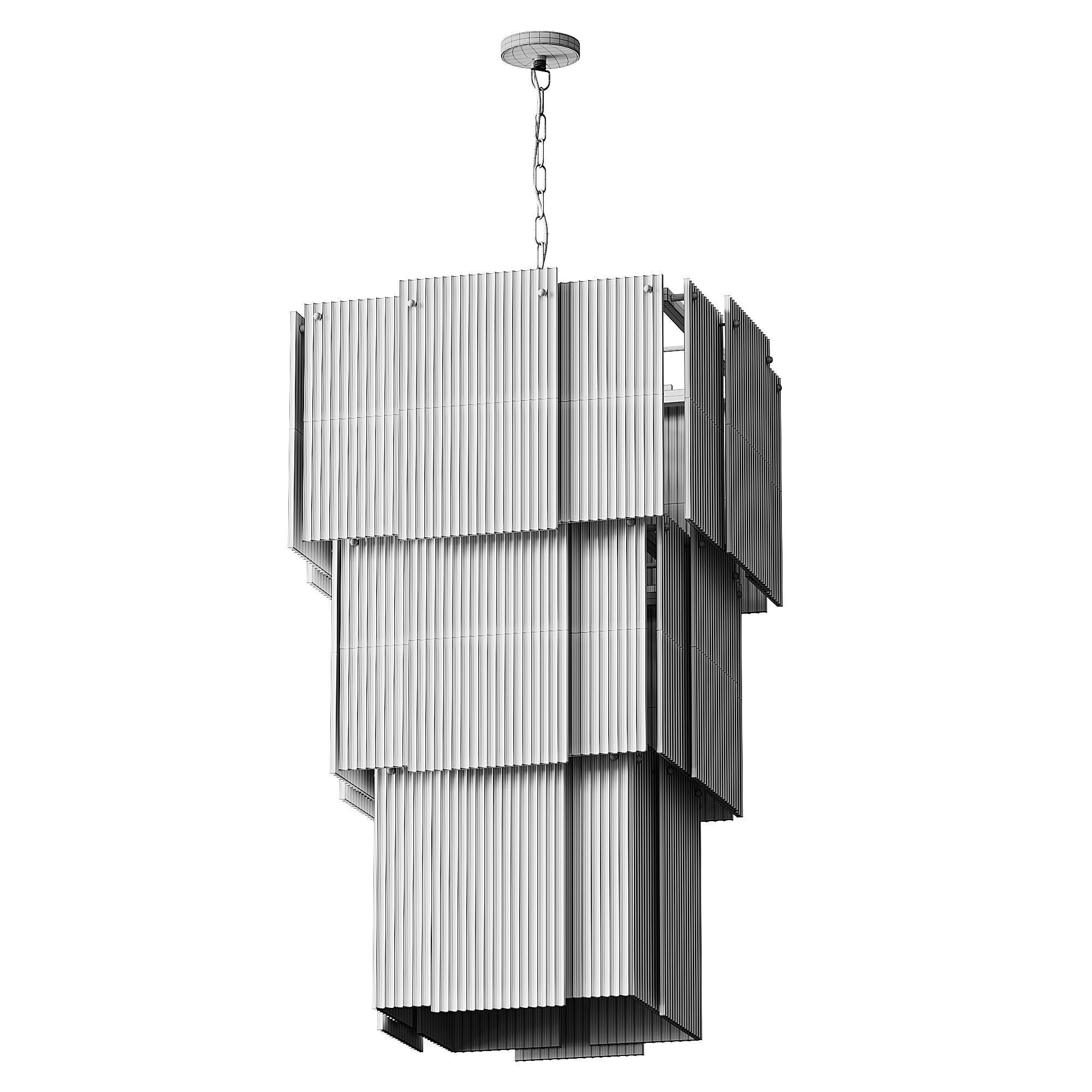 Chandelier Giardano light 3D model_13