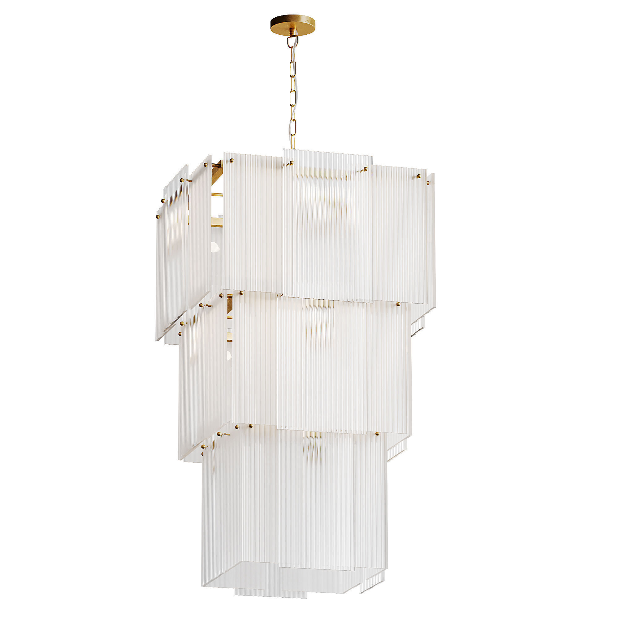 Chandelier Giardano light 3D model_9