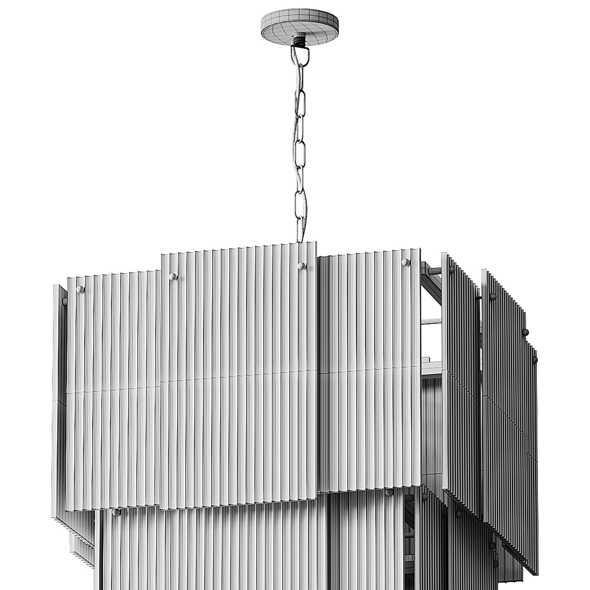 Chandelier Giardano light 3D model_14