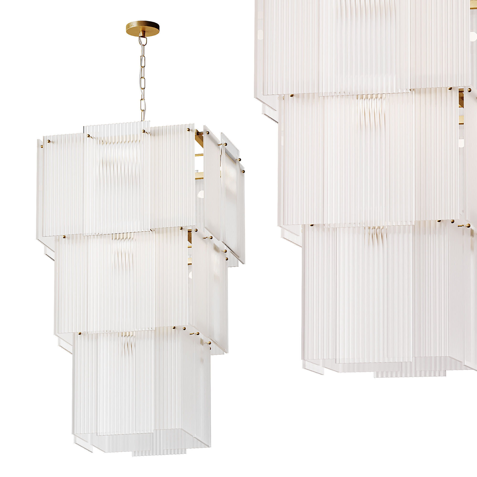 Chandelier Giardano light 3D model_8