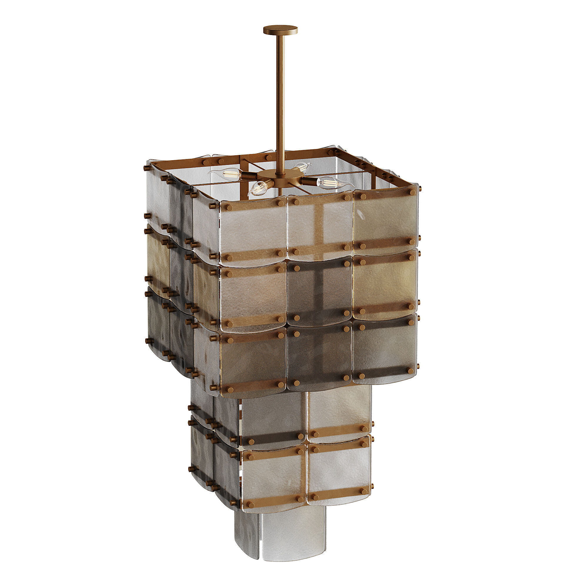 Chandelier Laurent light 3D model_12