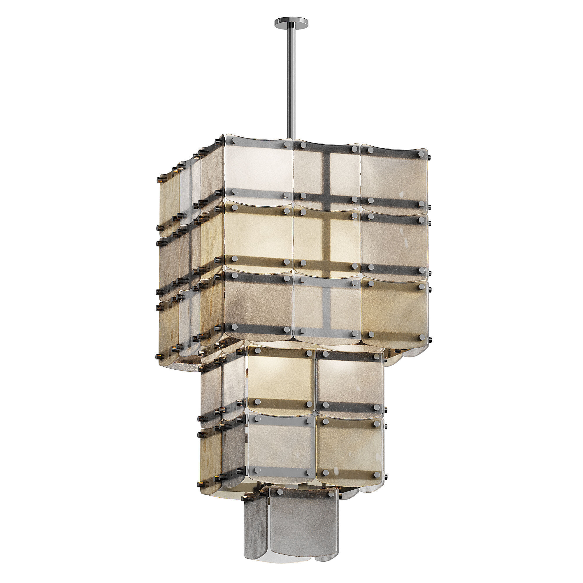 Chandelier Laurent light 3D model_10