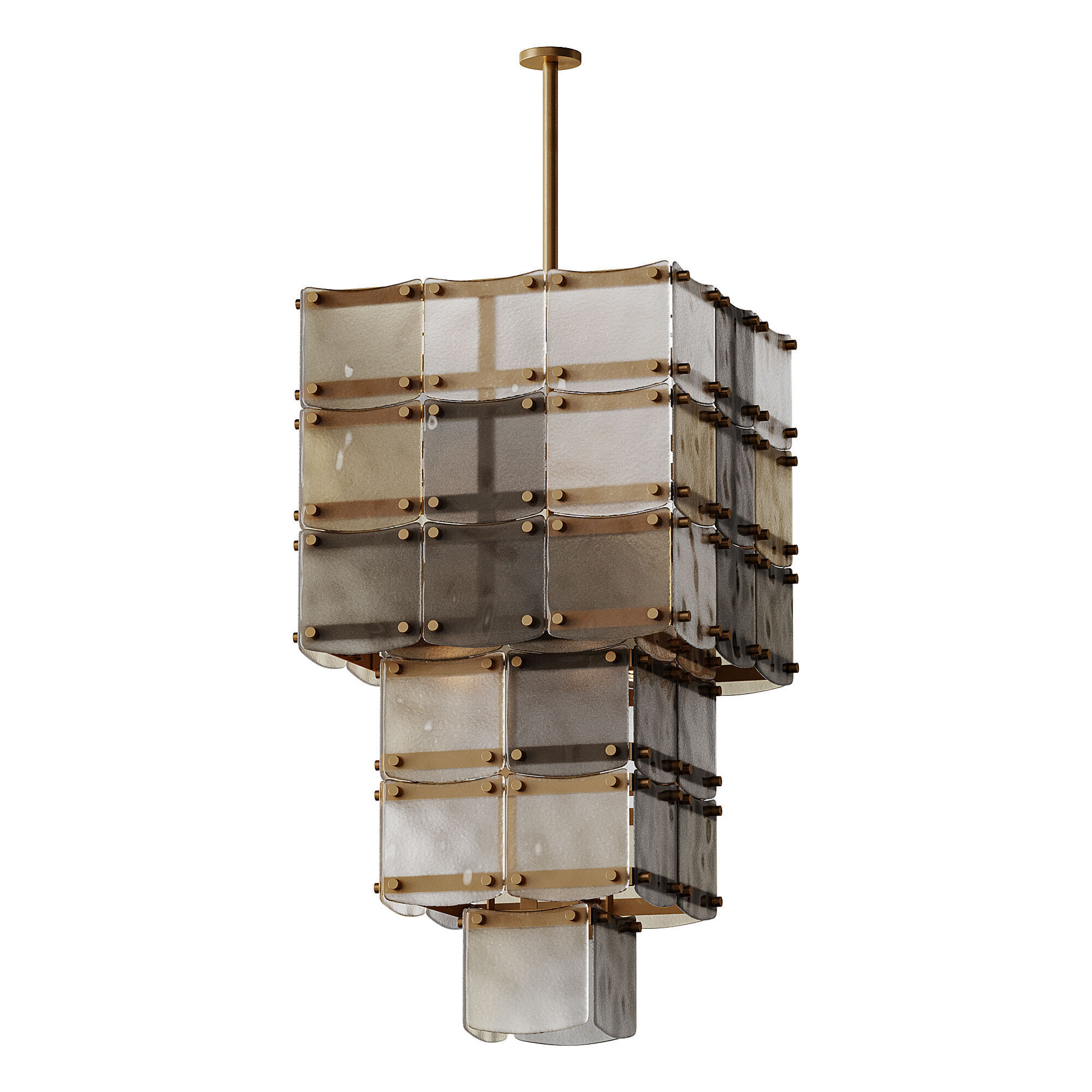Chandelier Laurent light 3D model_2