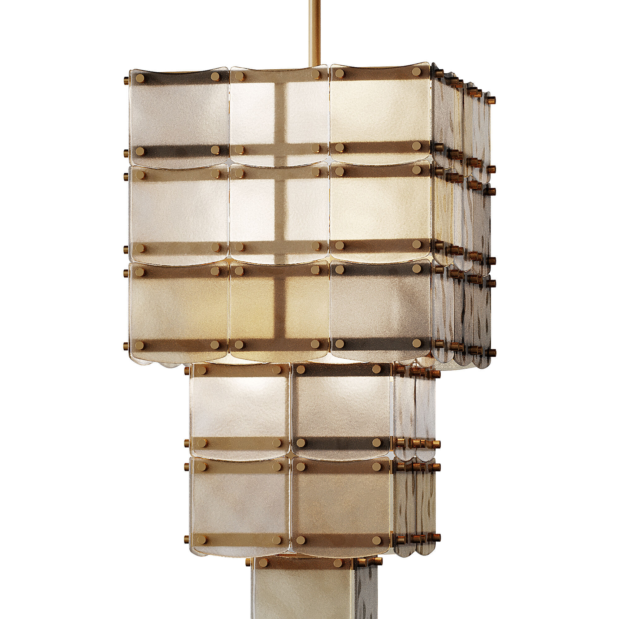 Chandelier Laurent light 3D model_4