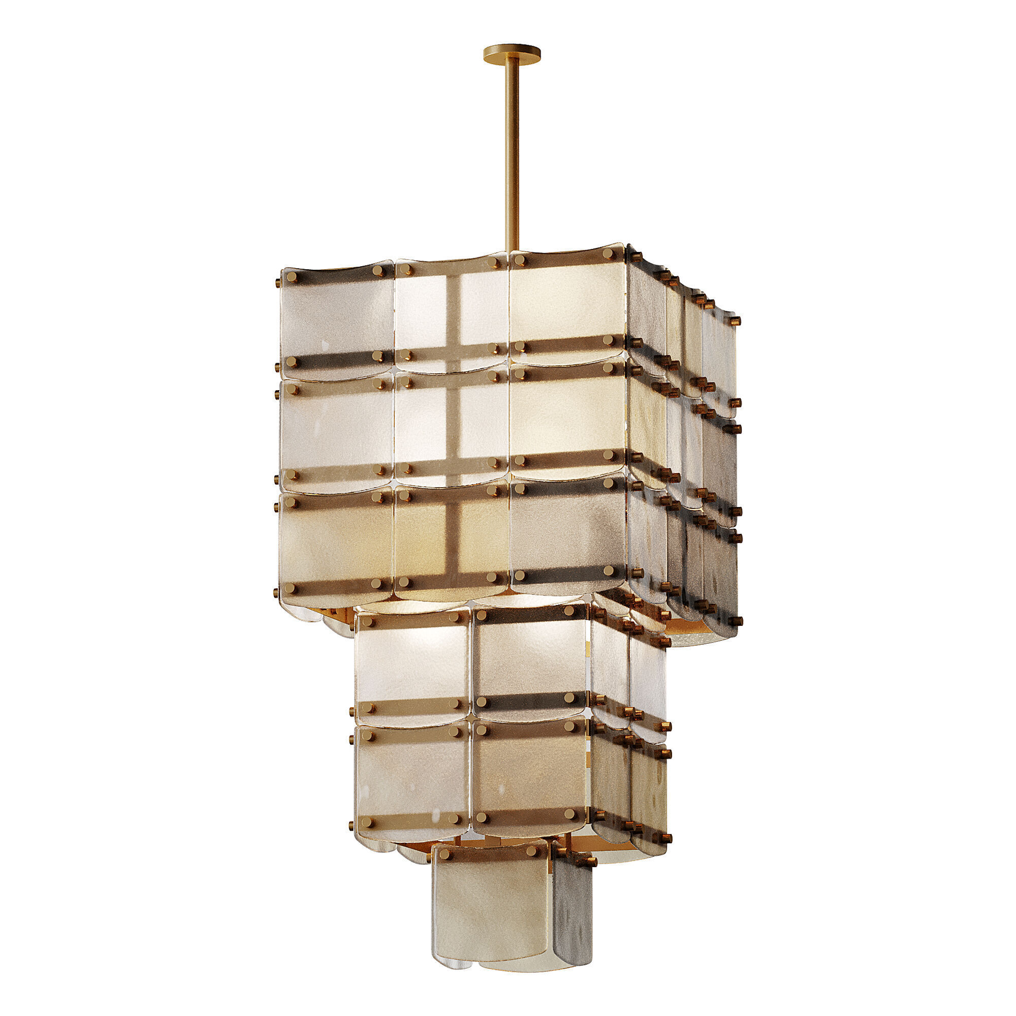 Chandelier Laurent light 3D model_1