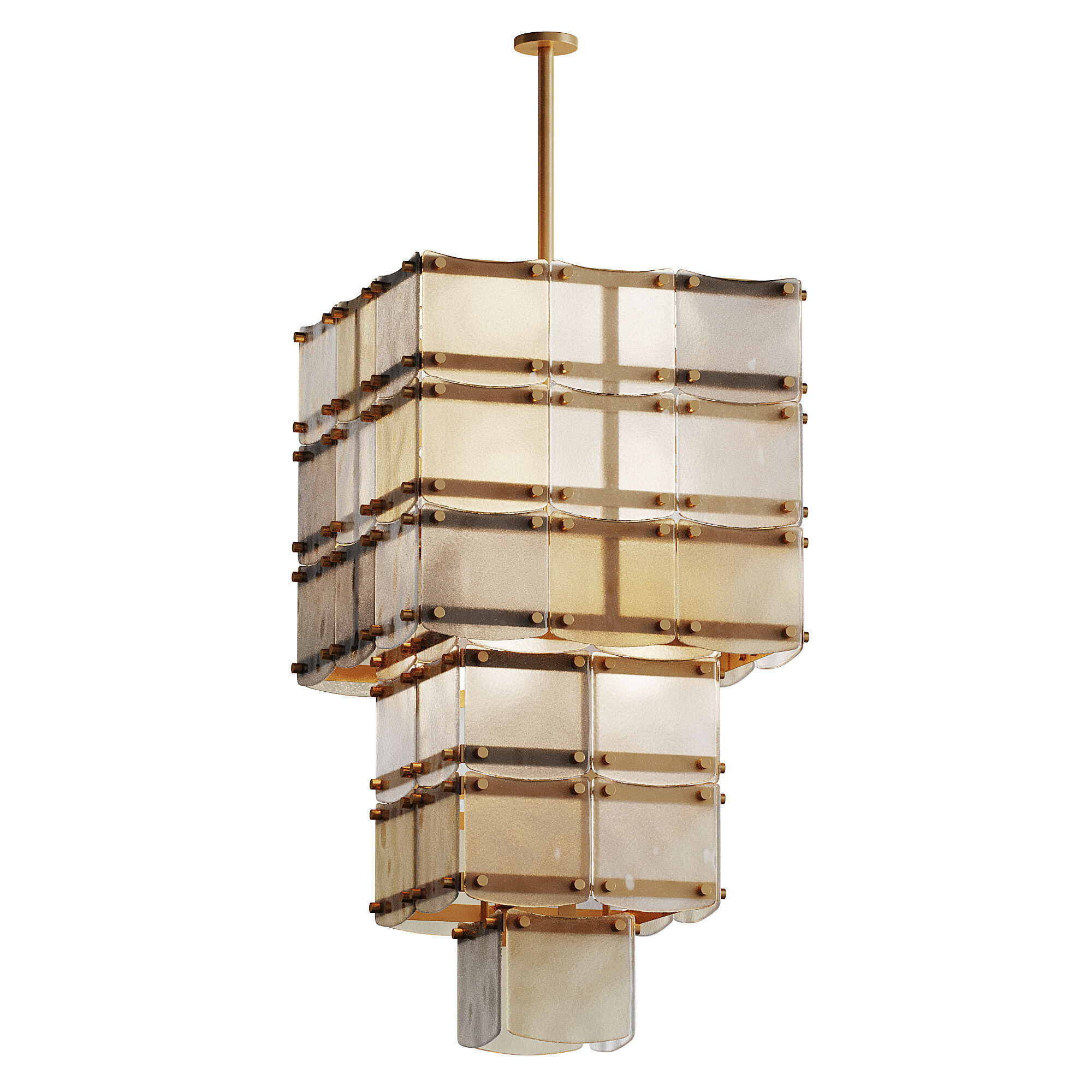 Chandelier Laurent light 3D model_8
