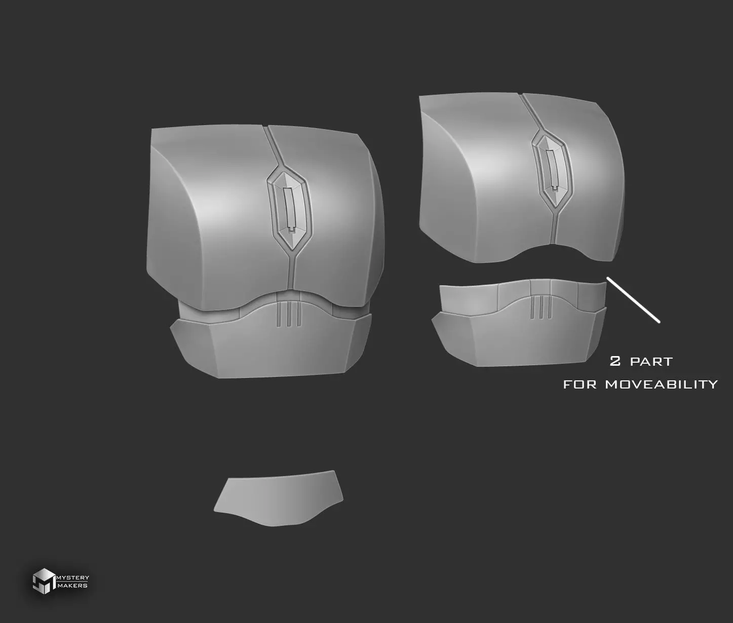 Bo katan armor 3D print model_3