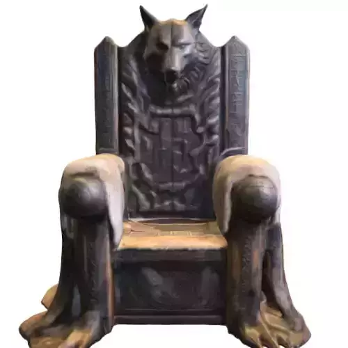 Wolf Guardian Throne  Nordic