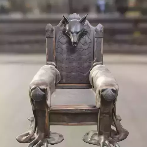 Alpha Wolf Throne Ancient Nordic