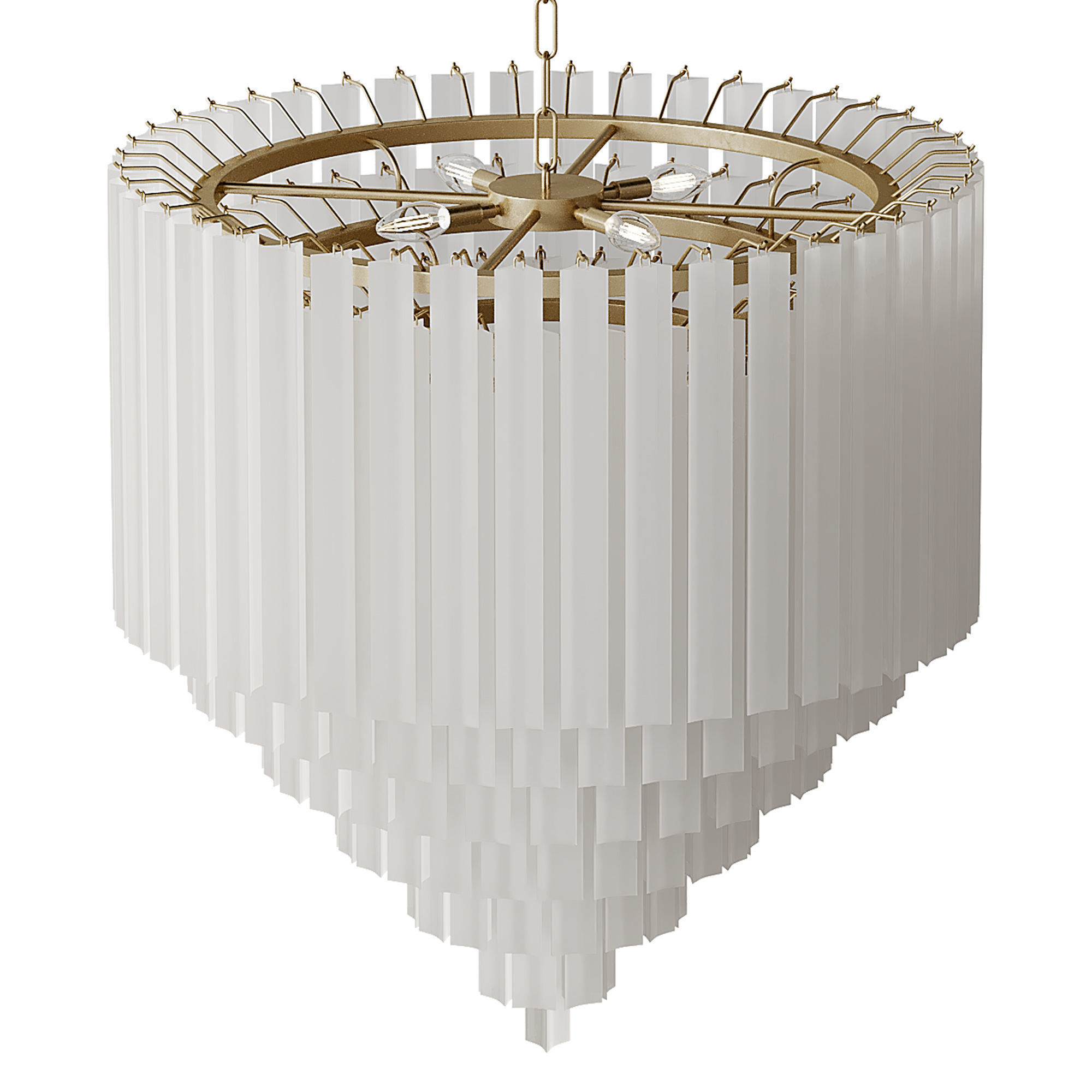 Chandelier Nova light 3D model_7