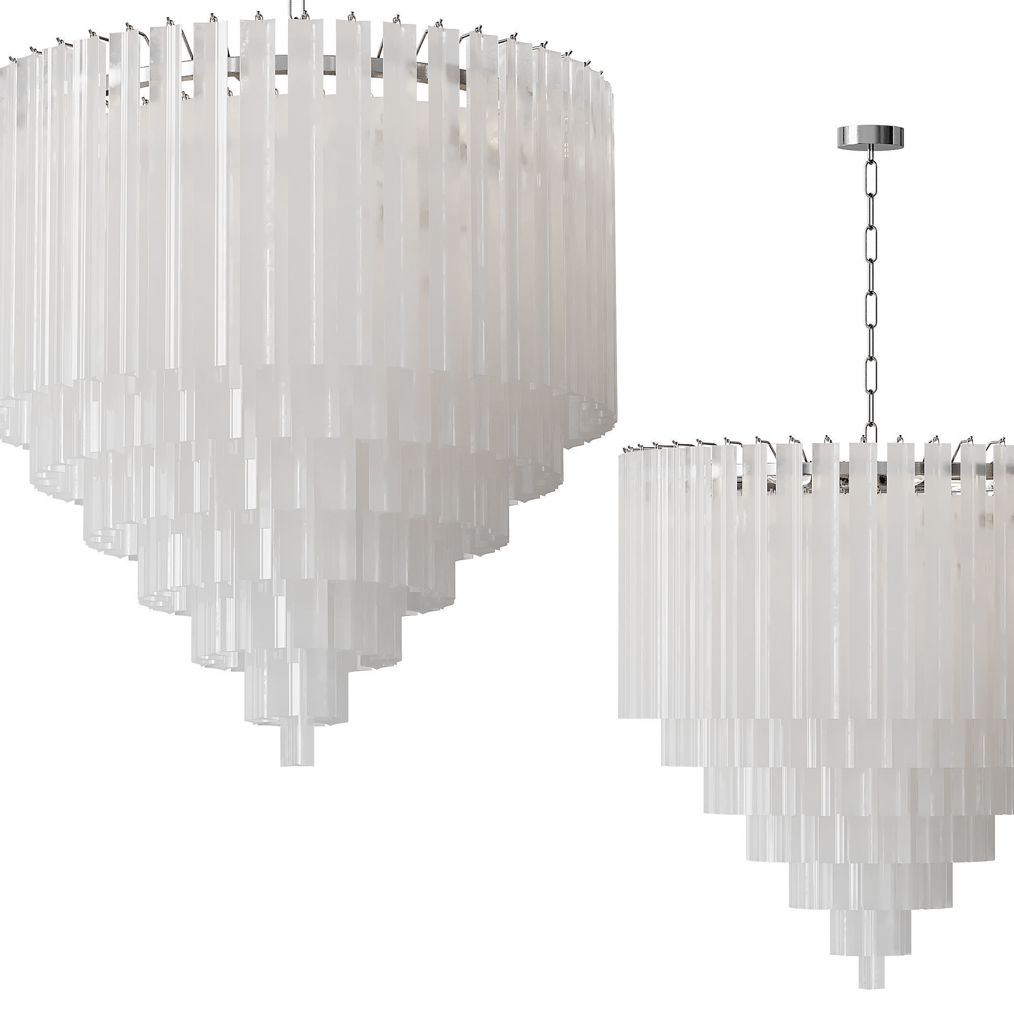 Chandelier Nova light 3D model_3