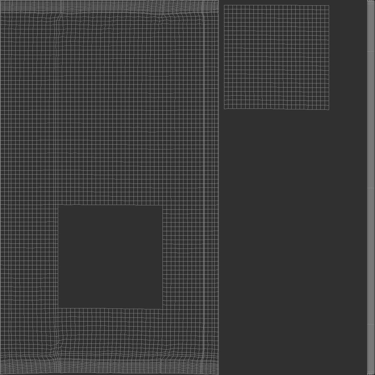 Black Spaghetti Pasta Pack - transparent vermicelli tube 3D model_5