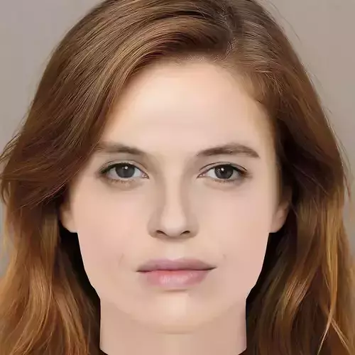 Catarina Wallenstein Head - No Hair - Low poly head for game