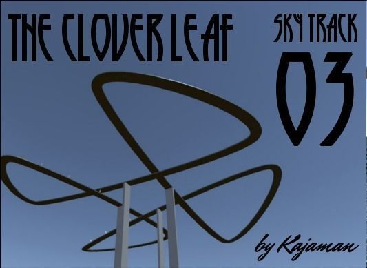 Sky Track The Clover Leaf Low-poly 3D model_0