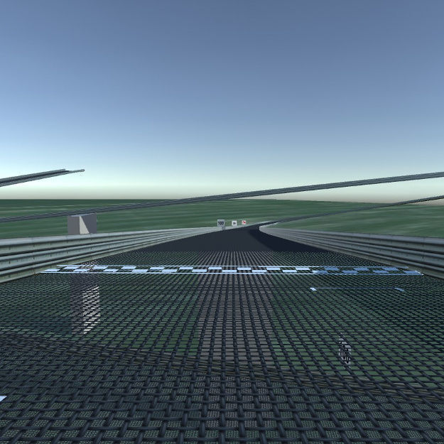 Sky Track The Clover Leaf Low-poly 3D model_2