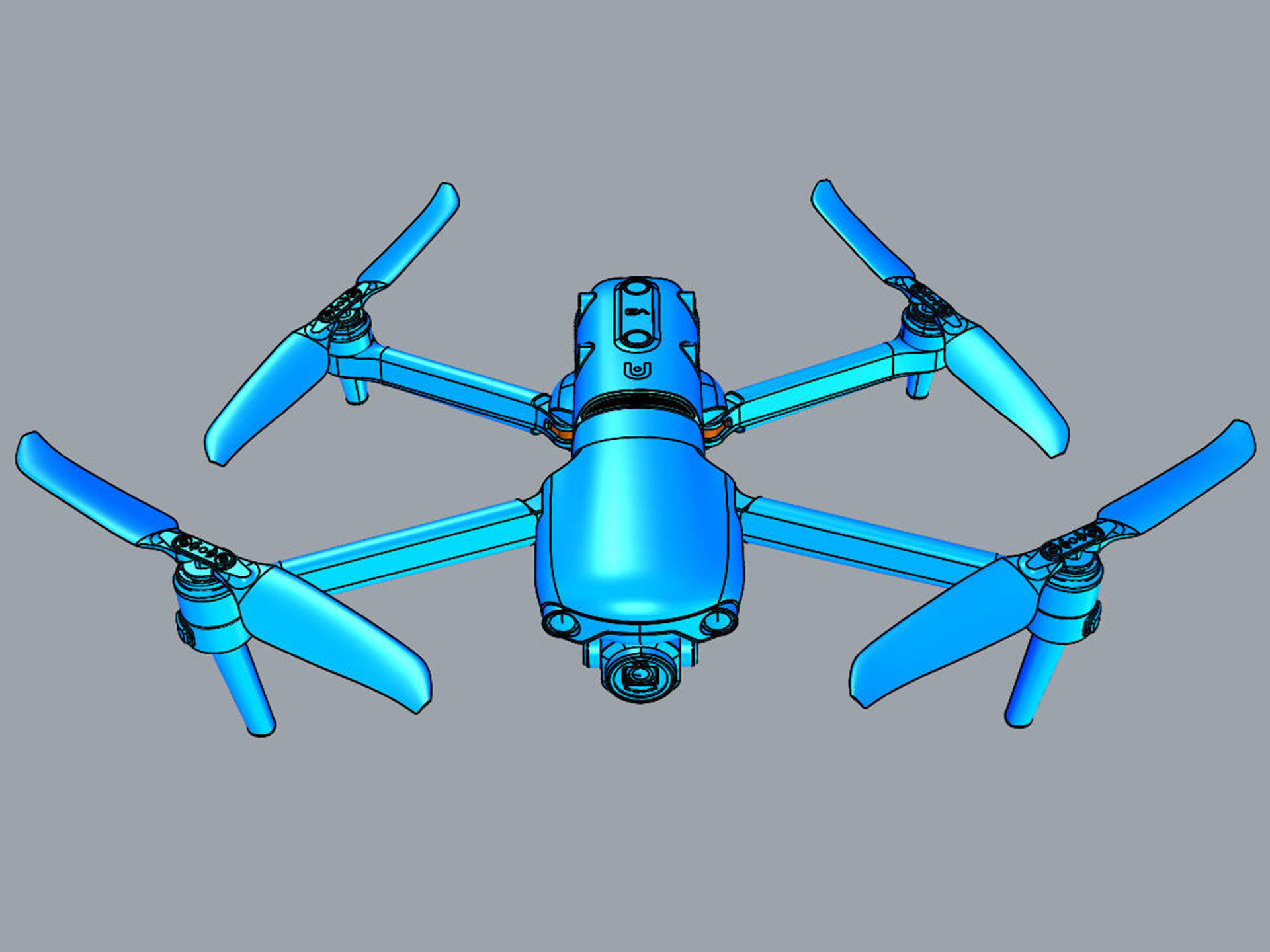 Autel Robotics Evo II Pro V3 3D model_18