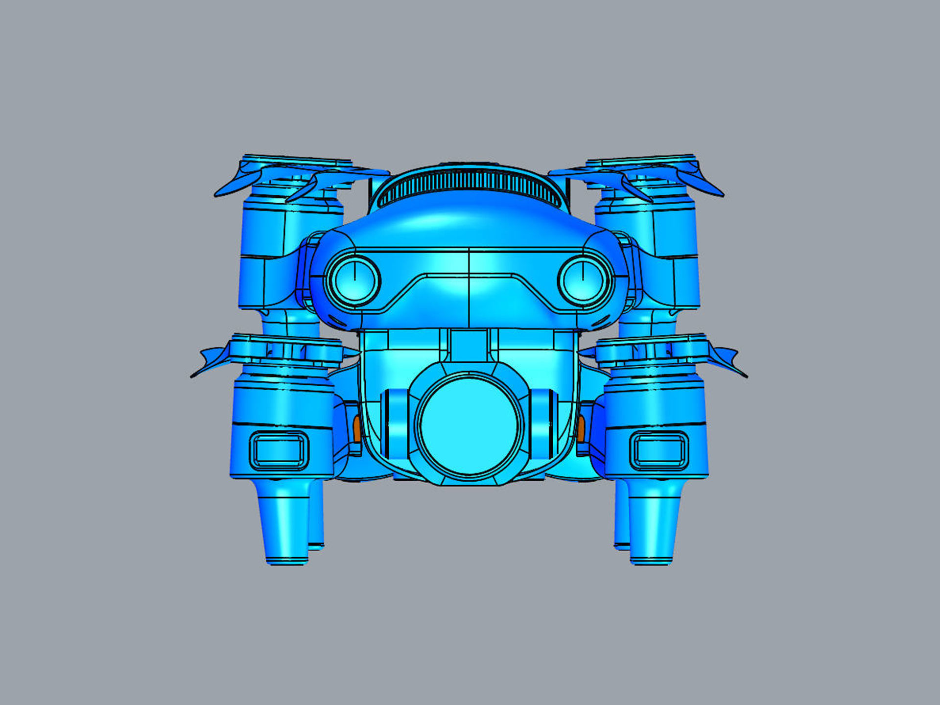 Autel Robotics Evo II Pro V3 3D model_16