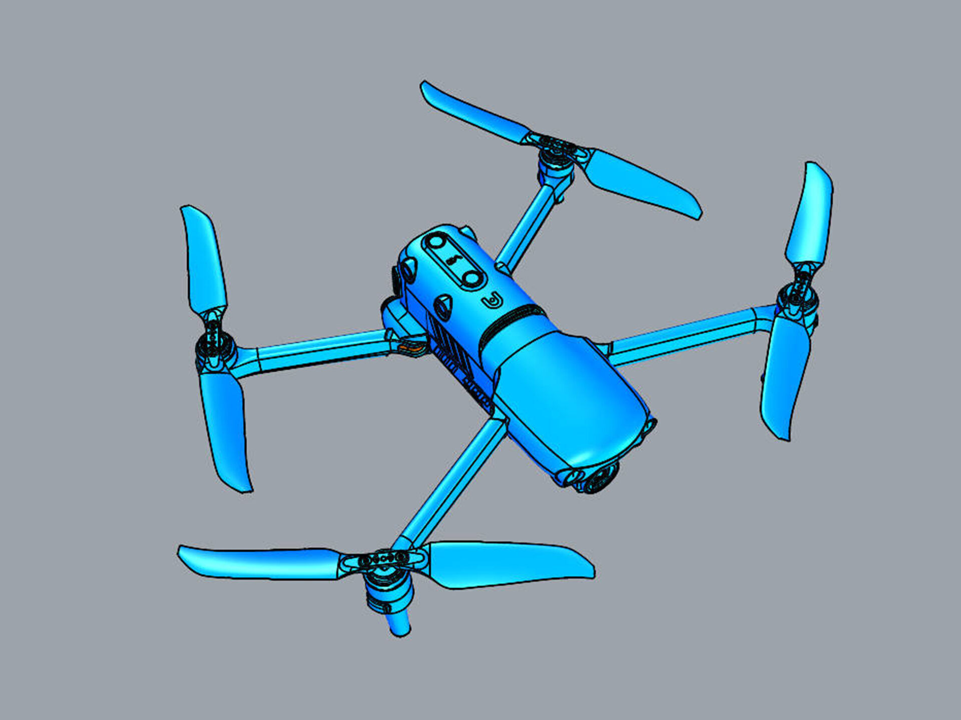 Autel Robotics Evo II Pro V3 3D model_20