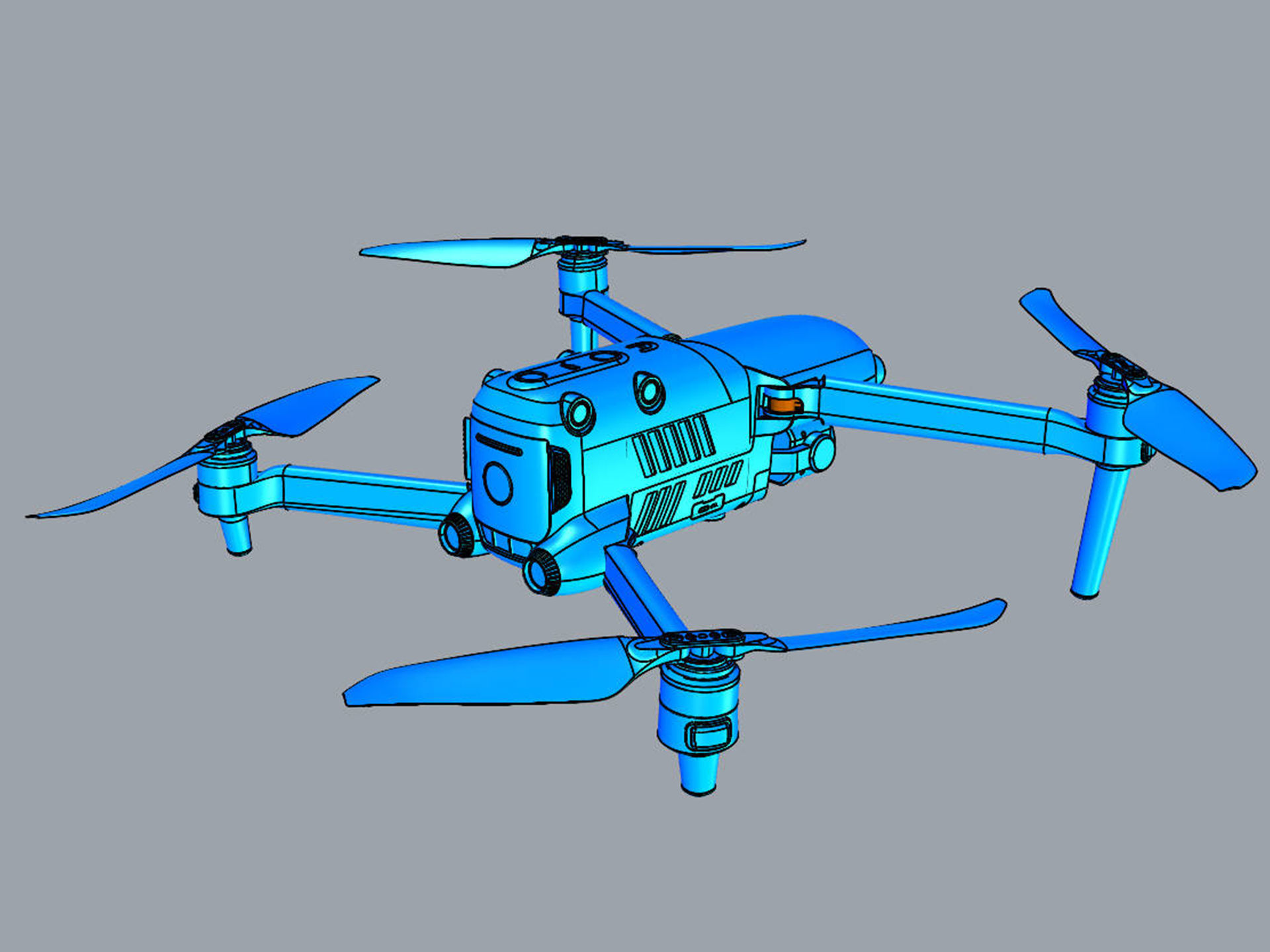 Autel Robotics Evo II Pro V3 3D model_21