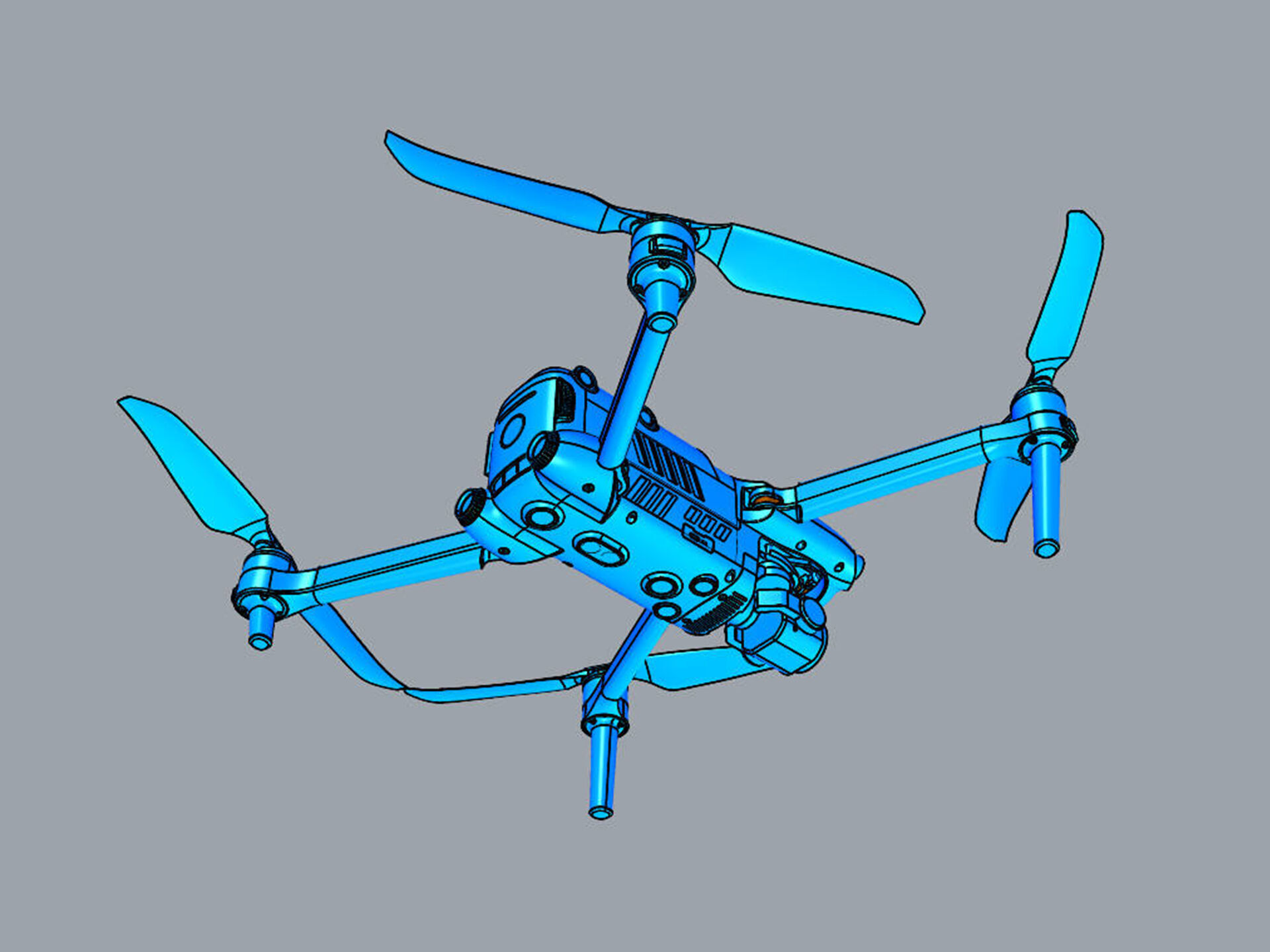 Autel Robotics Evo II Pro V3 3D model_22