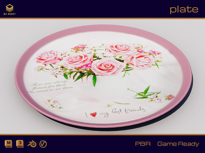 Plate 3D model
