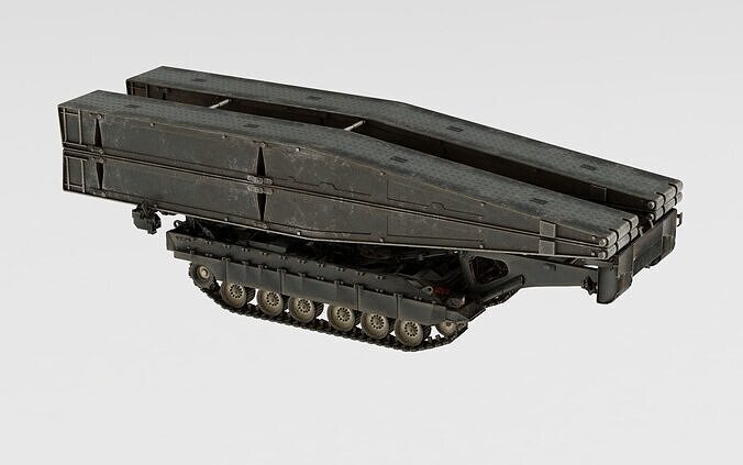 Armored Vehicle Launched Bridge Low-poly 3D model