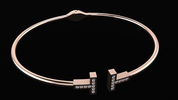 Tiffany and Co bracelet 3d printing model 3D print model