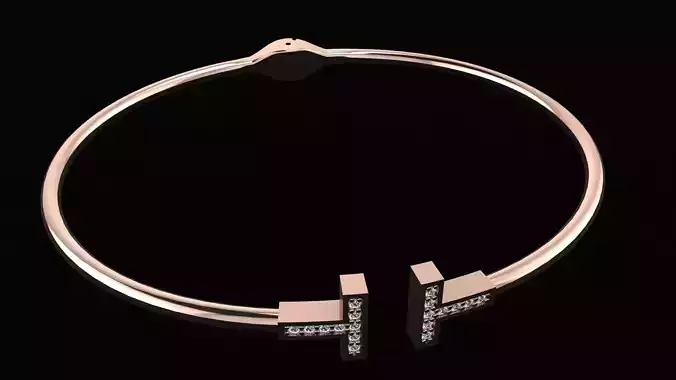 Tiffany and Co bracelet 3d printing model 3D print model