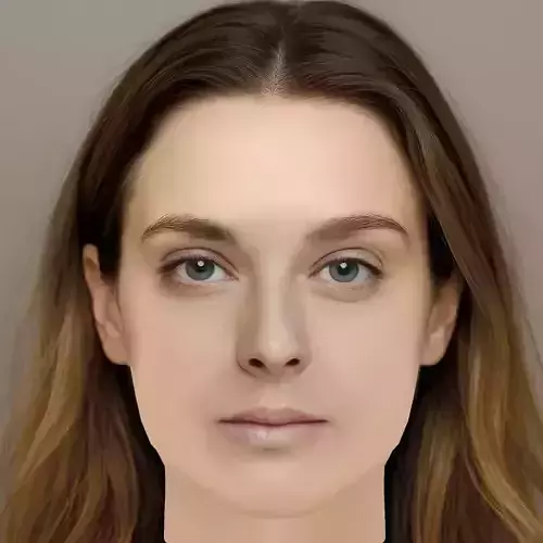 Diana Marques Guerra Head - No Hair - Low poly head for game