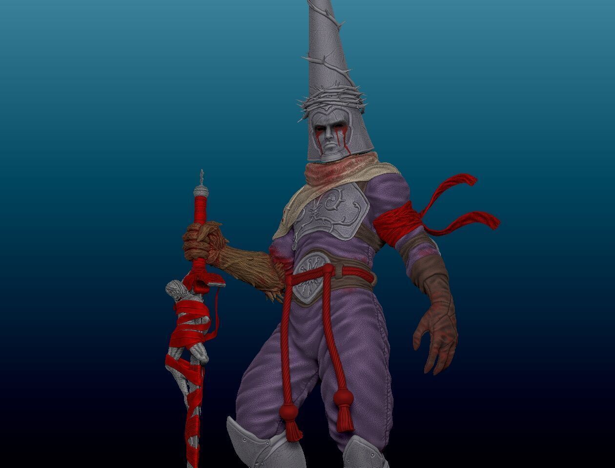 Penitent one Blasphemous 2 Alter Sword 3D print model_1